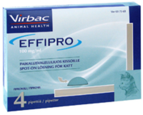 Effipro paikallisvaleluliuos 100 mg/ml Pipetti 4 x 0.5 ml