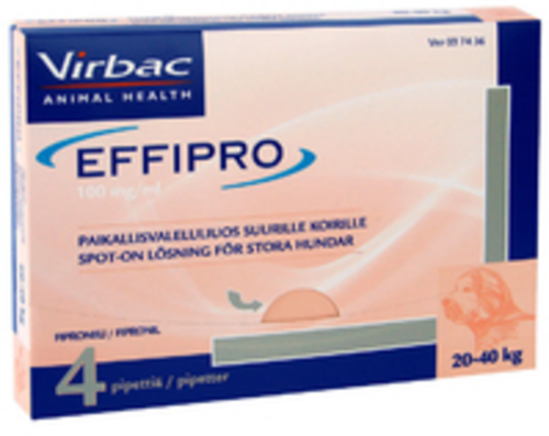 Effipro paikallisvaleluliuos 100 mg/ml Pipetti 4 x 2.68 ml