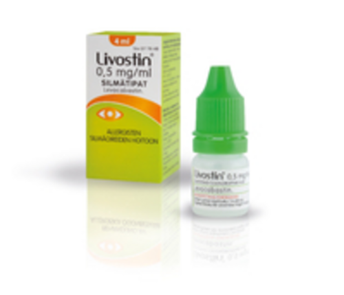 LIVOSTIN silmätipat, suspensio 0,5 mg/ml 4 ml