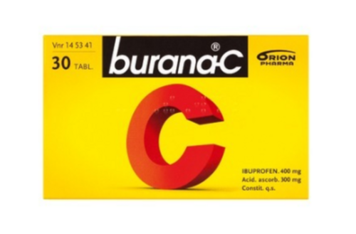 BURANA-C tabletti, kalvopäällysteinen 400/300 mg 30 fol