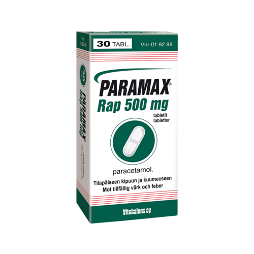 PARAMAX RAP tabletti 500 mg 30 fol