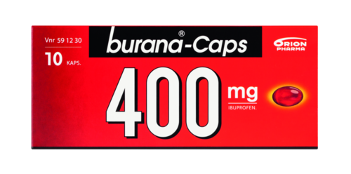 BURANA-CAPS kapseli, pehmeä 400 mg 10 fol
